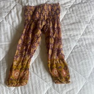Baby girl block print pant